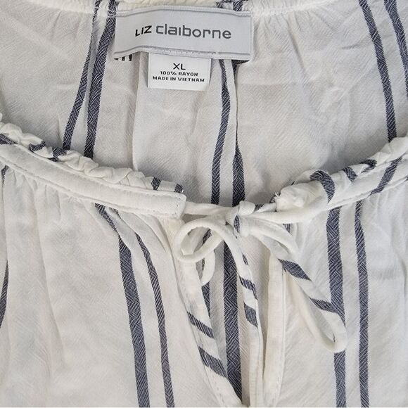 Women's Liz Claiborne Beautiful Pull Over Blouse Xtra Large - Picture 6 of 11